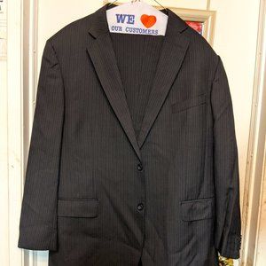 Grey Pronto Uomo Pinstriped Suit
